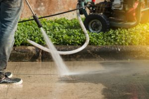 Power Washing Concrete