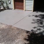 Concrete Garage Floor Outdoors