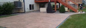 Concrete patios are great for the summer