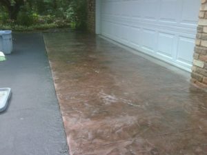 concrete walkway