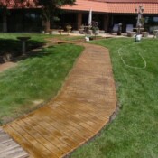 decorative concrete walkway